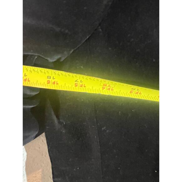 VTG Academia Prestige of Boston Velvet Blazer 2 Button Jacket Women's 10 Black - Picture 7 of 8